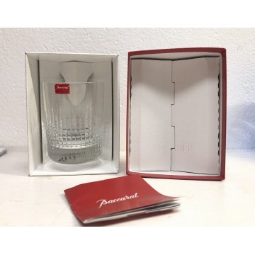 SET 2 BICCHIERI CRISTALLO Baccarat “Nancy Tumbler” HIGHBALL DA WHISKY 10,5 cm/h