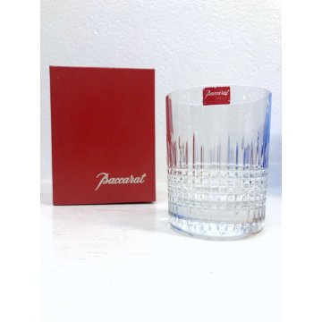 SET 2 BICCHIERI CRISTALLO Baccarat “Nancy Tumbler” HIGHBALL DA WHISKY 10,5 cm/h