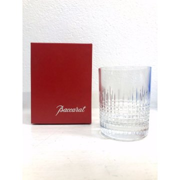 SET 2 BICCHIERI CRISTALLO Baccarat “Nancy Tumbler” HIGHBALL DA WHISKY 10,5 cm/h