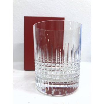 SET 2 BICCHIERI CRISTALLO Baccarat “Nancy Tumbler” HIGHBALL DA WHISKY 10,5 cm/h