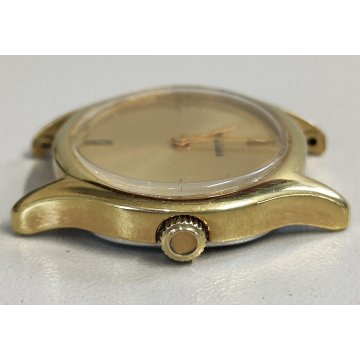 ANTICO OROLOGIO POLSO Philip Watch 318 Champagne PLAQUE OR meccanico WRIST WATCH