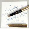 ANTICA PENNA STILOGRAFICA Columbus 70 LAMINATA ORO 750 anni 50 OLD FOUNTAIN PEN