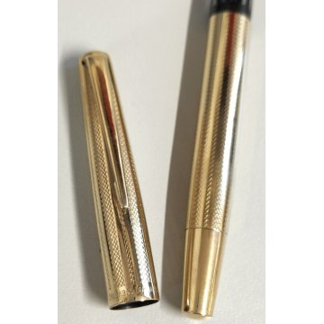 ANTICA PENNA STILOGRAFICA Columbus 70 LAMINATA ORO 750 anni 50 OLD FOUNTAIN PEN