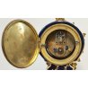 ANTICO OROLOGIO TAVOLO Luigi XV epoca 1900 ceramica SCENA GALANTE stile SEVRES