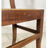 LOTTO N. 6 ANTICA SEDIA STILE CARABINIERE LEGNO NOCE 1800 IMPAGLIATE EPOCA CHAIR