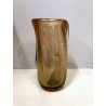 VASO VETRO MURANO F. Poli PER Seguso TRONCO ALBERO IRIDATO BOCCHE 32cm/h ANNI 30