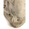 SCULTURA TUTTOTONDO STATUA MARMO BIANCO BAMBINO CHE DORME SONNO ANGIOLETTO '900