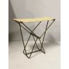 SGABELLO PIEGHEVOLE PORTATILE CAMPO METALLO TESSUTO VINTAGE FOLDING STOOL EPOCA