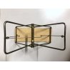 SGABELLO PIEGHEVOLE PORTATILE CAMPO METALLO TESSUTO VINTAGE FOLDING STOOL EPOCA