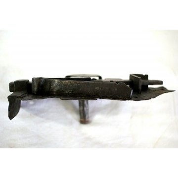 ANTICA SERRATURA CATENACCIO ferro battuto 600 FUNZIONANTE SMALL DOOR LOCK IRON  