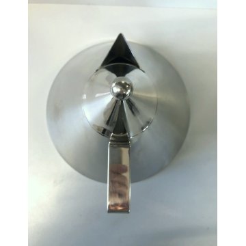 BOLLITORE VINTAGE IL CONICO DESIGN Aldo Rossi PER ALESSI ACCIAIO INOX ANNI '80