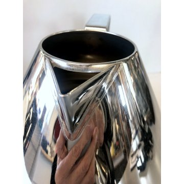 BOLLITORE VINTAGE IL CONICO DESIGN Aldo Rossi PER ALESSI ACCIAIO INOX ANNI '80