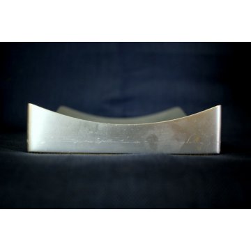  SVUOTATASCHE VIDE POCHE Walter Moretti ALLUMINIO QUADRATO INTERNO CAVO 1970 