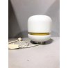 LAMPADA TAVOLO ABATJOUR DESIGN Pia Guidetti Crippa VETRO BIANCO LATTIMIO ANNI 70