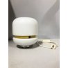 LAMPADA TAVOLO ABATJOUR DESIGN Pia Guidetti Crippa VETRO BIANCO LATTIMIO ANNI 70