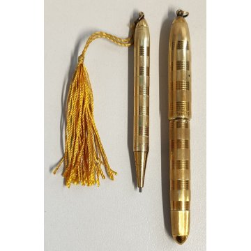 RARA PARURE Zenith Extra ANTICA PENNA STILOGRAFICA + MATITA Montegrappa ORO 18kr
