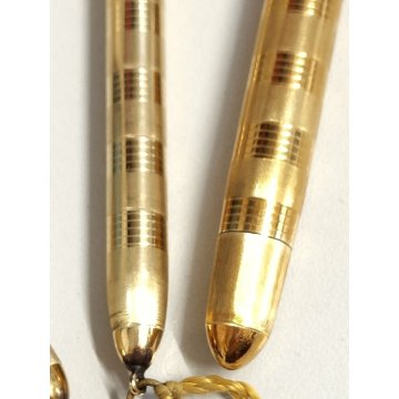 RARA PARURE Zenith Extra ANTICA PENNA STILOGRAFICA + MATITA Montegrappa ORO 18kr