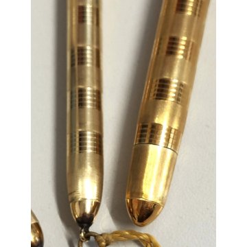 RARA PARURE Zenith Extra ANTICA PENNA STILOGRAFICA + MATITA Montegrappa ORO 18kr