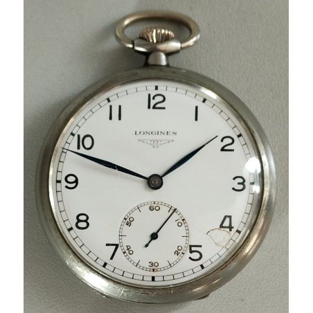 ANTICO OROLOGIO TASCA Longines CAL. 37.93 meccanico ANNI 50 OLD POCKET WATCH