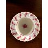 SERVIZIO CAFFE' 6 pers VINTAGE PORCELAIN Limoge Georges Boyer BAGATELLE ROSE