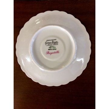SERVIZIO CAFFE' 6 pers VINTAGE PORCELAIN Limoge Georges Boyer BAGATELLE ROSE