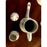 SERVIZIO CAFFE' 6 pers VINTAGE PORCELAIN Limoge Georges Boyer BAGATELLE ROSE