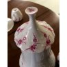 SERVIZIO CAFFE' 6 pers VINTAGE PORCELAIN Limoge Georges Boyer BAGATELLE ROSE