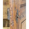 ANTICO ARMADIO CENTINATO PIEMONTESE DOPPIO CORPO LEGNO NOCE 2 ANTE EPOCA 1800