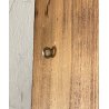 ANTICO ARMADIO CENTINATO PIEMONTESE DOPPIO CORPO LEGNO NOCE 2 ANTE EPOCA 1800