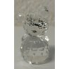 ORSETTO SWAROVSKI PICCOLA SCULTURA CRISTALLO FIGURA ARREDO CRYSTAL ORSO VETRO 