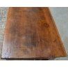 ANTICO TAVOLO SCRITTOIO legno NOCE epoca 1800 SCRIVANIA 2 CASSETTI SALA OLD DESK