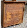 ANTICO TAVOLO SCRITTOIO legno NOCE epoca 1800 SCRIVANIA 2 CASSETTI SALA OLD DESK