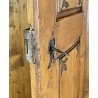 ANTICO ARMADIO RUSTICO LEGNO LARICE 2 ANTE 1 CASSETTO EPOCA 1800 GUARDAROBA OLD