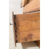 ANTICO ARMADIO RUSTICO LEGNO LARICE 2 ANTE 1 CASSETTO EPOCA 1800 GUARDAROBA OLD