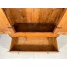 ANTICO ARMADIO RUSTICO LEGNO LARICE 2 ANTE 1 CASSETTO EPOCA 1800 GUARDAROBA OLD