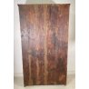ANTICO ARMADIO RUSTICO LEGNO LARICE 2 ANTE 1 CASSETTO EPOCA 1800 GUARDAROBA OLD