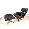POLTRONA Lounge Chair OTTOMAN mod 670/671 B Charles Ray Eames Herman Miller '60s