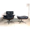 POLTRONA Lounge Chair OTTOMAN mod 670/671 B Charles Ray Eames Herman Miller '60s