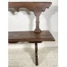 ANTICA PANCHINA LEGNO NOCE 1700 PANCA CHIESA EPOCA MOBILE ANTIQUARIATO BENCH OLD