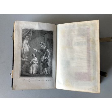 ANTICO LIBRO FENOGLIO LA VERA MADRE DI FAMIGLIA BONIARDI POGLIANI 1887 RELIGIOSO