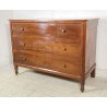 ANTICO COMO CASSETTONE LEGNO CILIEGIO GAMBE TORNITE FINE 1800 3 CASSETTI CAMERA