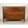 ANTICO COMO CASSETTONE LEGNO CILIEGIO GAMBE TORNITE FINE 1800 3 CASSETTI CAMERA
