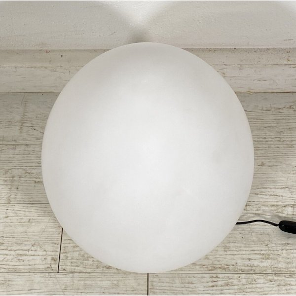 Fontana Arte Uovo Tavolo Grande: Lampada Da Tavolo In Vetro Con Attacco E27 E Dimmer Incluso - 4