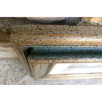 QUADRO DIPINTO Carlo Saccadi OLIO TAVOLA NEVE PAESAGGIO ASTRATTO '900 CORNICE  