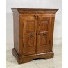 ANTICO COMODINO CREDENZA PRIMI 1900 LEGNO TEAK PICCOLO ARMADIO ETNICO RUSTICO