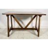 ANTICO TAVOLO FRATINO RETTANGOLARE LEGNO NOCE 1800 TABLE CAVALLETTO SALA PRANZO