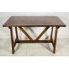 ANTICO TAVOLO FRATINO RETTANGOLARE LEGNO NOCE 1800 TABLE CAVALLETTO SALA PRANZO