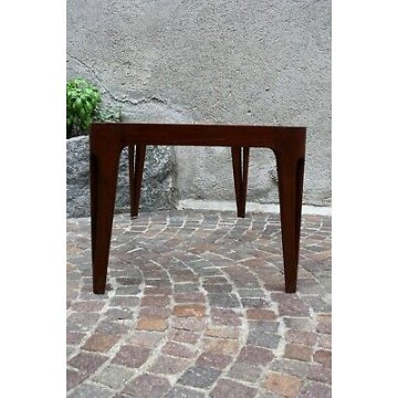 TAVOLINO CAFFE DESIGN Gio Ponti LEGNO VETRO SIDE TABLE ITALIAN DESIGN 1940