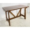 ANTICO TAVOLO FRATINO RETTANGOLARE LEGNO NOCE 1800 TABLE CAVALLETTO SALA PRANZO