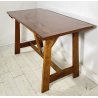 ANTICO TAVOLO FRATINO RETTANGOLARE LEGNO NOCE 1800 TABLE CAVALLETTO SALA PRANZO